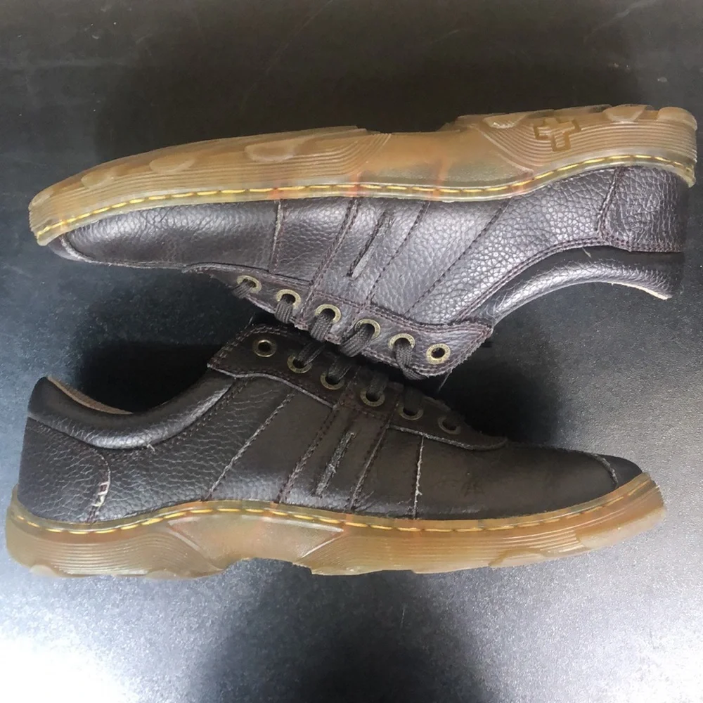 Dr‎ Martens Pembridge Brown Leather Lace Shoes Men’s size 12